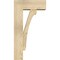 Ekena Millwork Legacy Block Rough Sawn Bracket w/ Offset Brace, Douglas Fir, 6"W x 14"D x 26"H BKT0604X14X26LEC05RDF - alternate 3